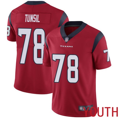 Houston Texans Limited Red Youth Laremy Tunsil Alternate Jersey NFL Football #78 Vapor Untouchable